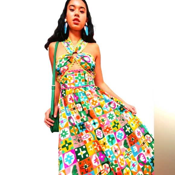 NWT CeliaB Narmada Dress- multi - Picture 1 of 1